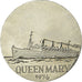 France, Médaille, Les Grands Transatlantiques, Queen Mary, C. Gondard, FDC