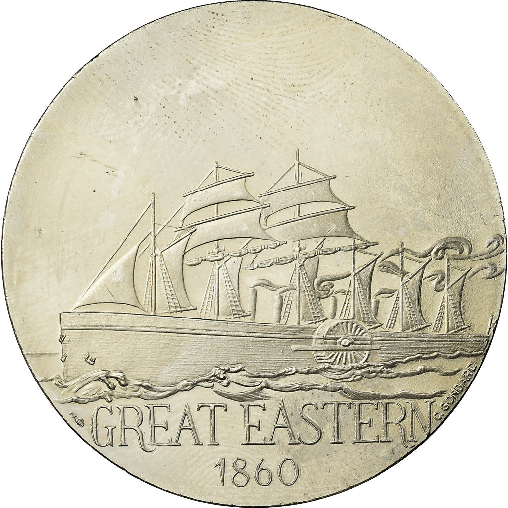 France, Médaille, Les Grands Transatlantiques, Great Eastern, Shipping, C.