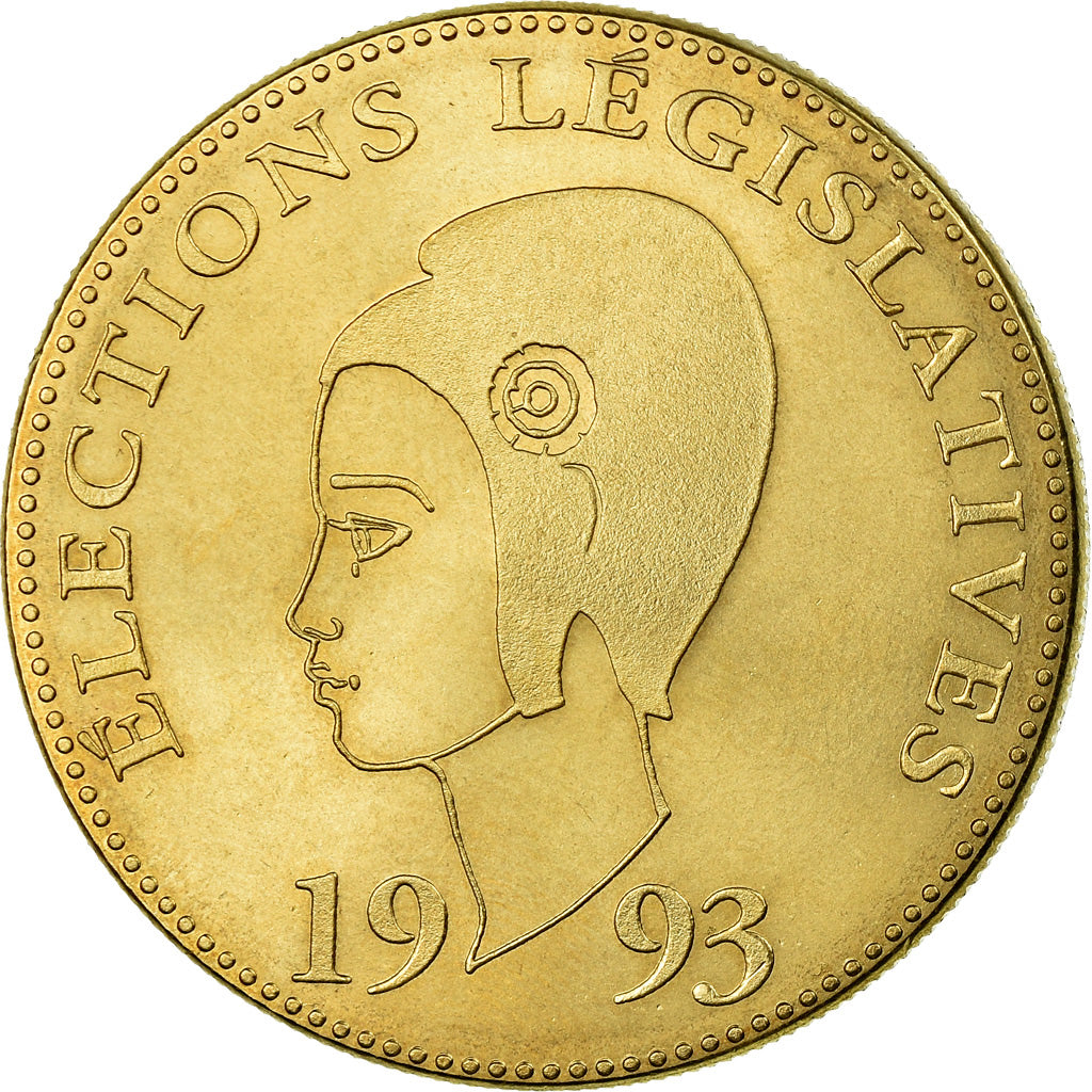 Francia, medaglia, Elections Législatives, Assemblée Nationale, 1993, FDC