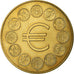 France, Medal, Ecu Europa, MS(63), Copper-Nickel Gilt