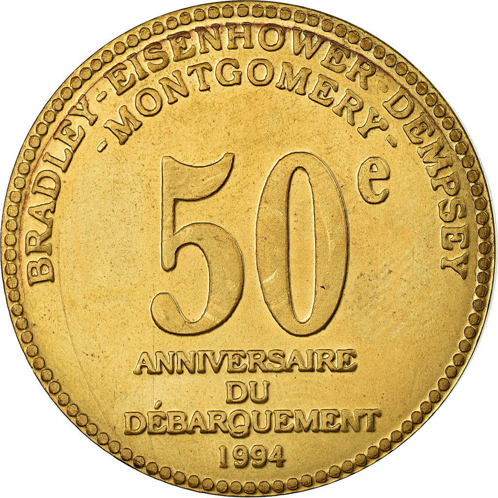 France, Medal, Opération Overlord, 50ème Anniversaire du Débarquement, 1994