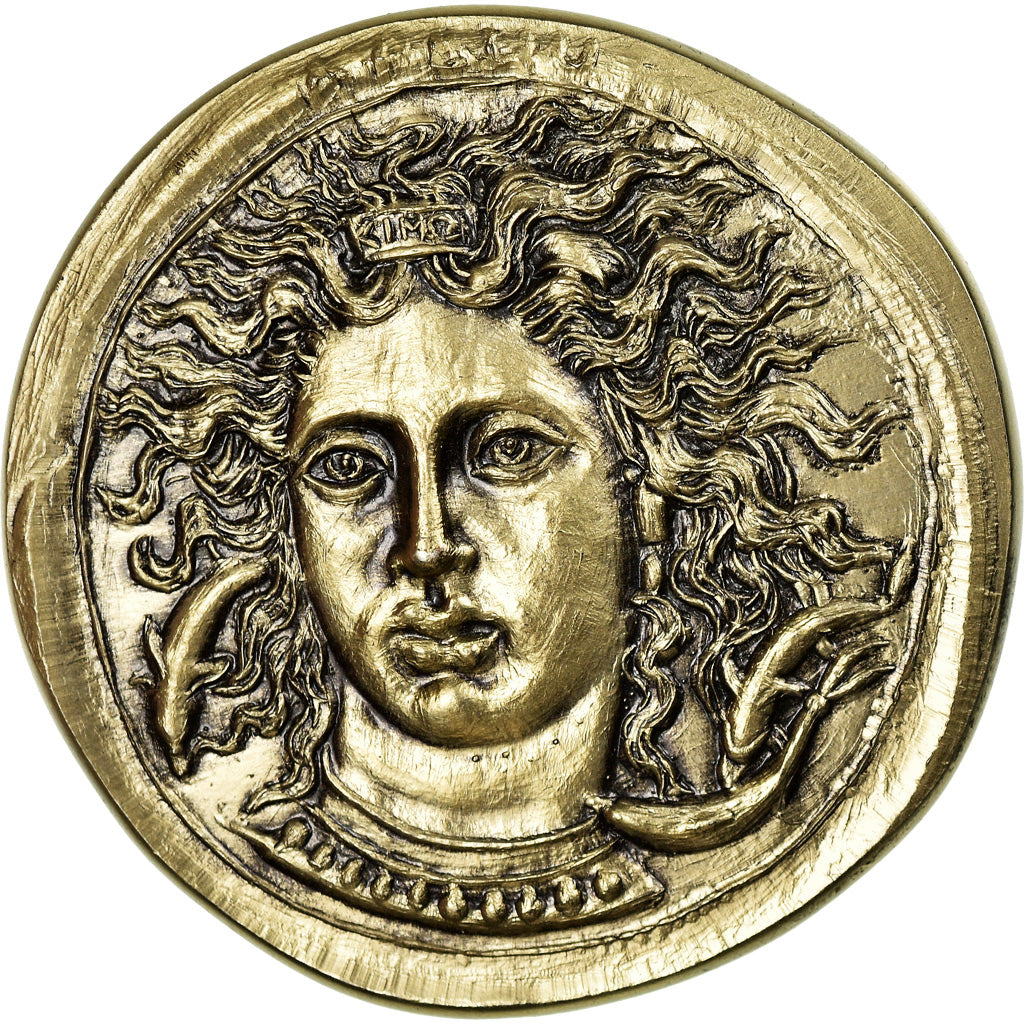 France, Medal, Sicile, Reproduction du Tétradrachme de Syracuse, History