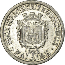 Moeda, França, Union Commerciale et Industrielle, Falaise, 25 Centimes, 1922