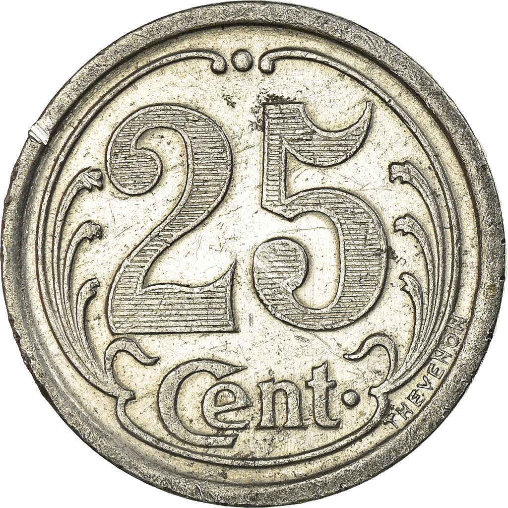 Moeda, França, Union Commerciale et Industrielle, Falaise, 25 Centimes, 1922