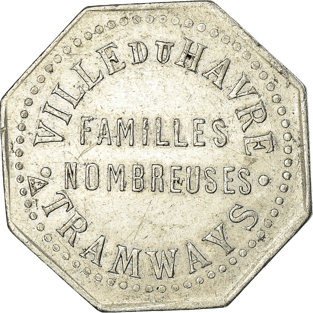 Frankrijk, Token, Tramway, Ville du Havre, Railway, ZF+, Aluminium