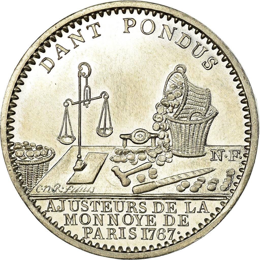 France, Token, Cour des Monnaies de Paris, Ajusteurs de la Monnoye, Restrike