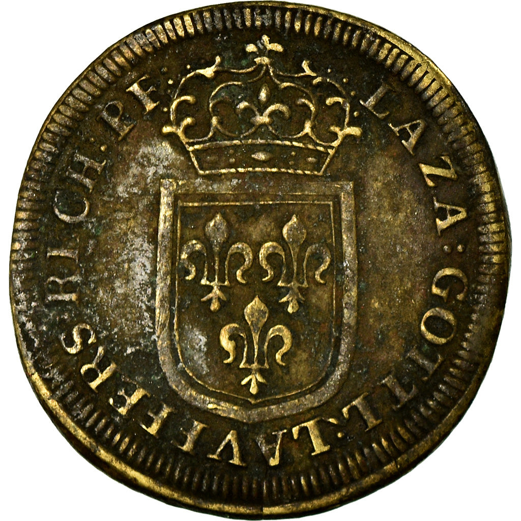 France, Token, Louis XIV, Nuremberg, Cornélius Lauffers, History, VF(30-35)