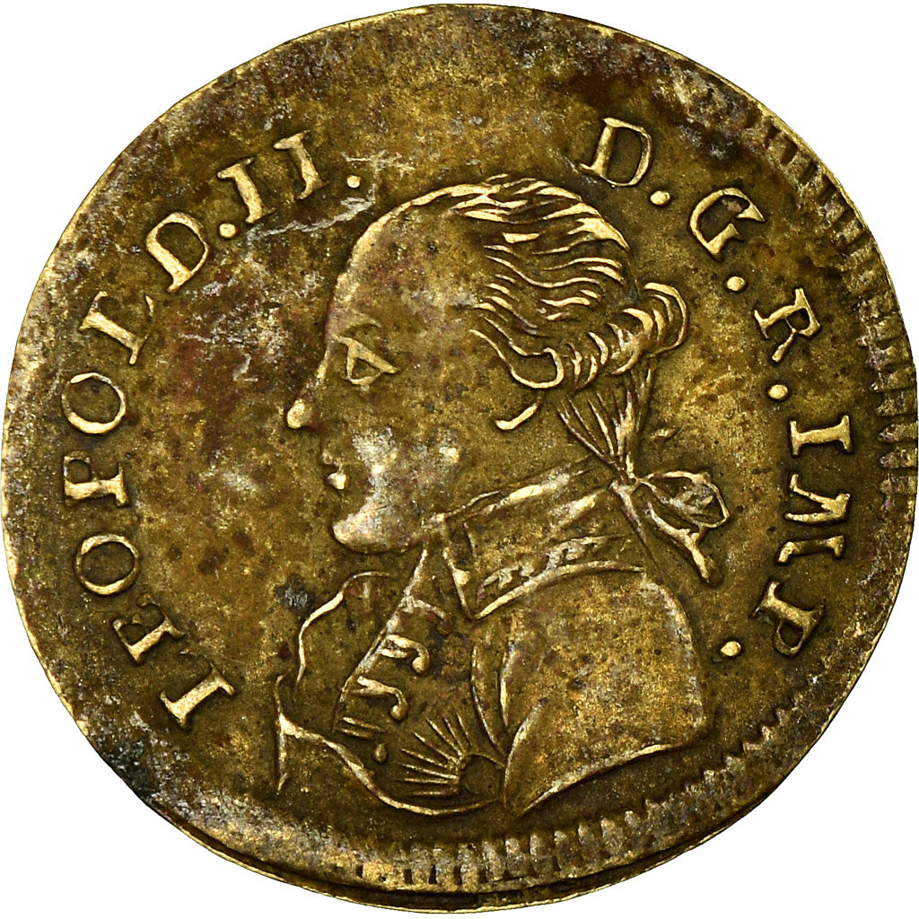 Austria, Token, Léopold II, Nuremberg, History, VF(30-35), Brass