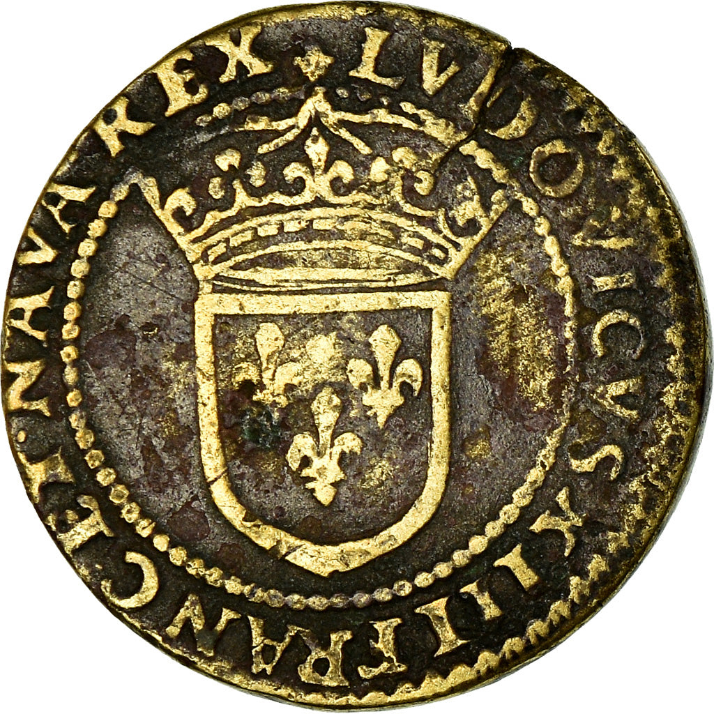 France, Token, Louis XIII Le Juste, History, EF(40-45), Brass