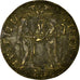 France, Token, Nuremberg, Pietate et Iustitia, History, VF(20-25), Brass