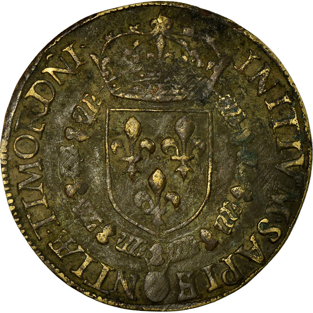 France, Token, Nuremberg, Pietate et Iustitia, History, VF(20-25), Brass