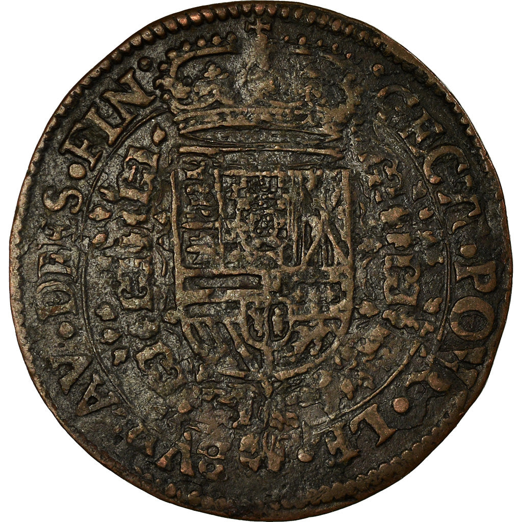 Spanish Netherlands, Token, Karel II, Bureau des Finances, Bruxelles, History