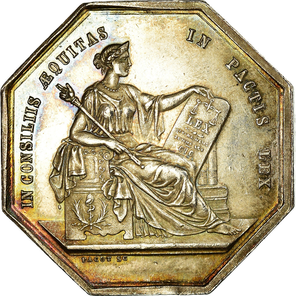 France, Jeton, Notary, Notaires de l'Arrondissement d'Angers, Pacot, SUP+