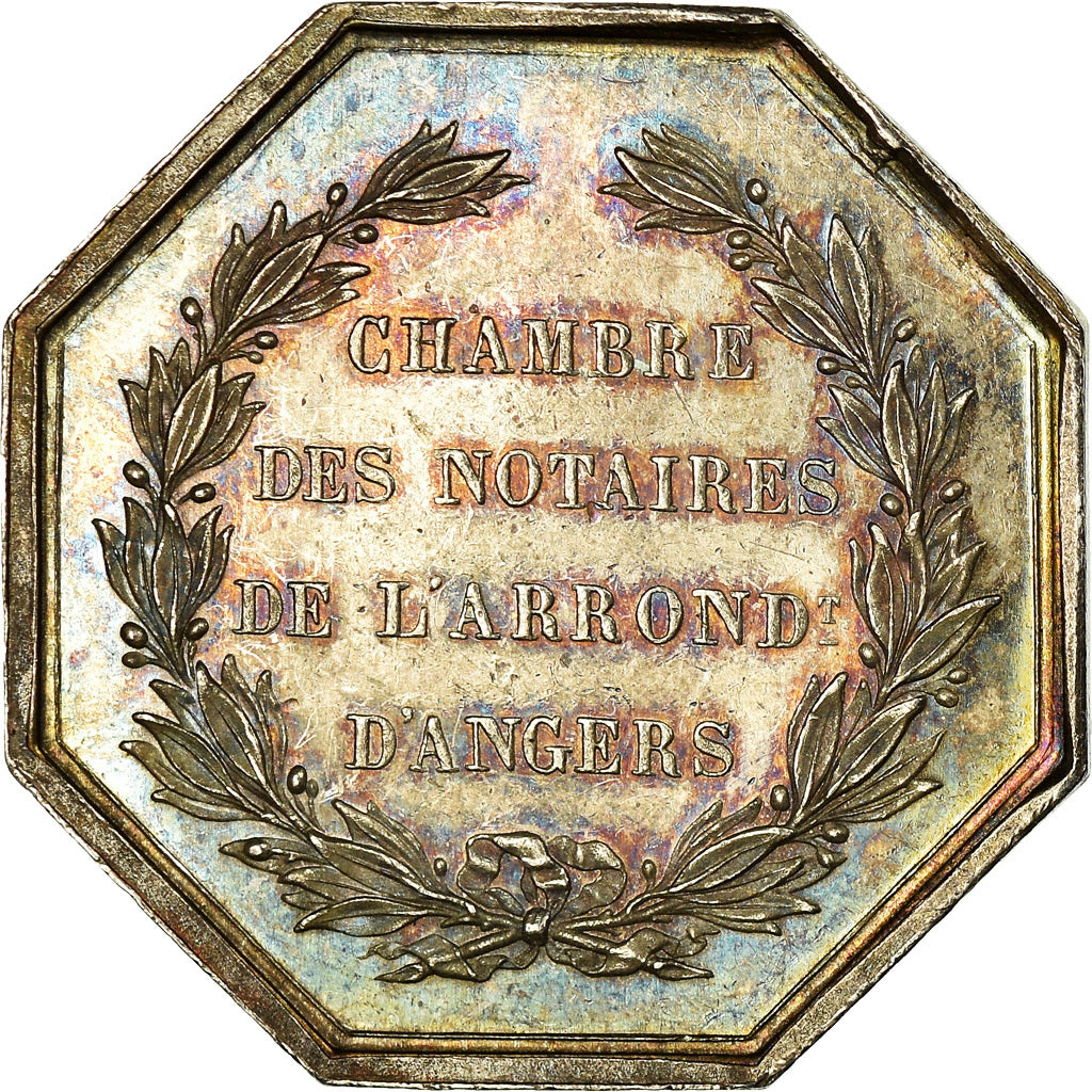 France, Jeton, Notary, Notaires de l'Arrondissement d'Angers, Pacot, SUP+