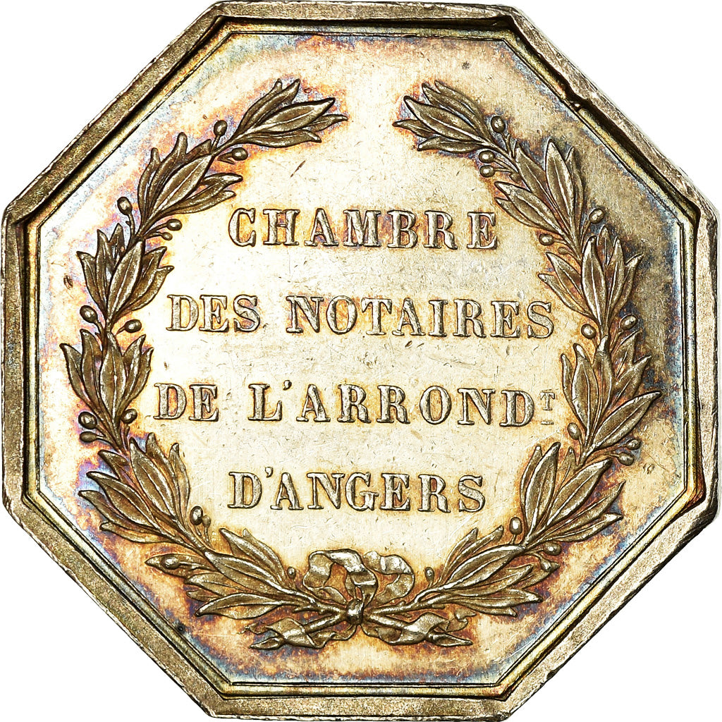 France, Token, Notary, Notaires de l'Arrondissement d'Angers, Pacot, AU(55-58)