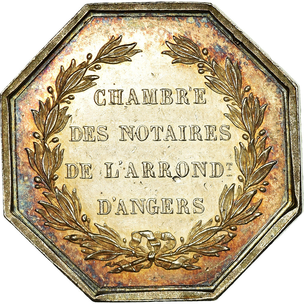 France, Token, Notary, Notaires de l'Arrondissement d'Angers, Pacot, AU(55-58)
