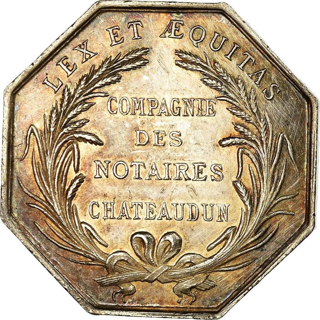 France, Jeton, Notary, Notaires de l'Arrondissement de Châteaudun, SUP+