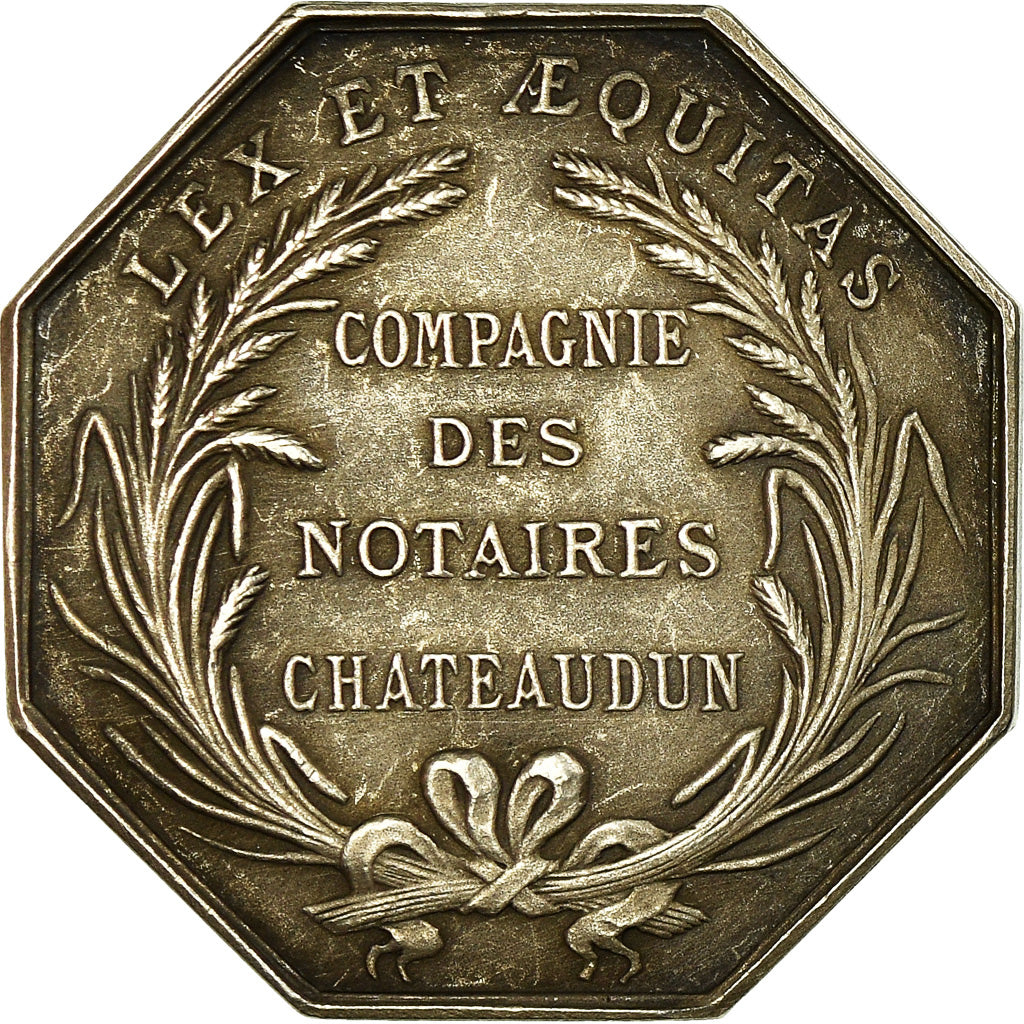 France, Token, Notary, Notaires de l'Arrondissement de Châteaudun, AU(55-58)