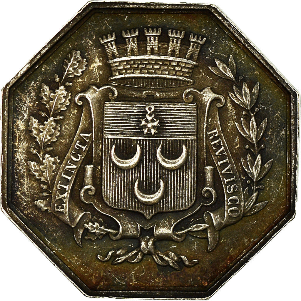 France, Token, Notaires de l'Arrondissement de Châteaudun, AU(55-58), Silver