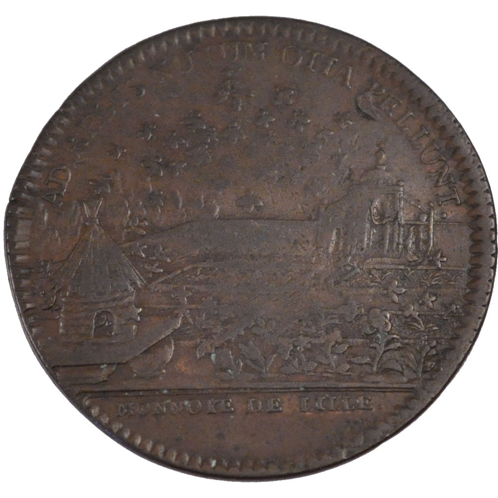 France, Royal, Token, VF(20-25), Copper, Feuardent #7228, 9.83
