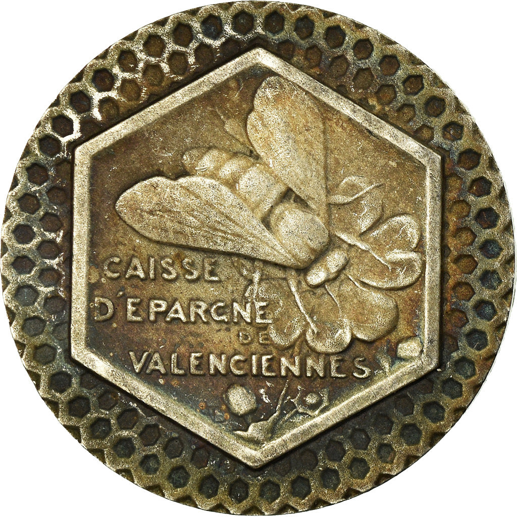 Francia, Token, Savings Bank, Caisse d'Epargne de Valenciennes, BB+, Argento