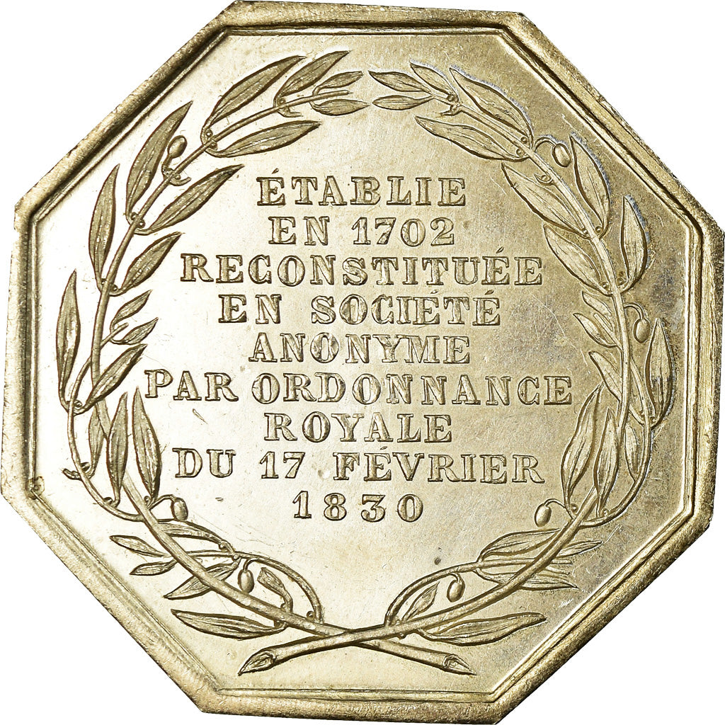 France, Token, Industry, Manufactures de Saint Gobain, Gayrard, MS(63), Silver