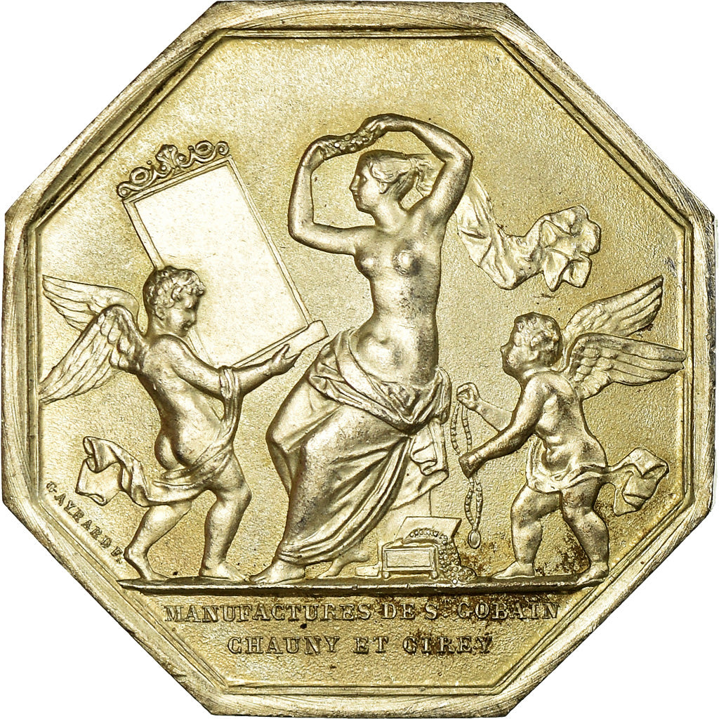 France, Jeton, Industry, Manufactures de Saint Gobain, Gayrard, SUP+, Argent