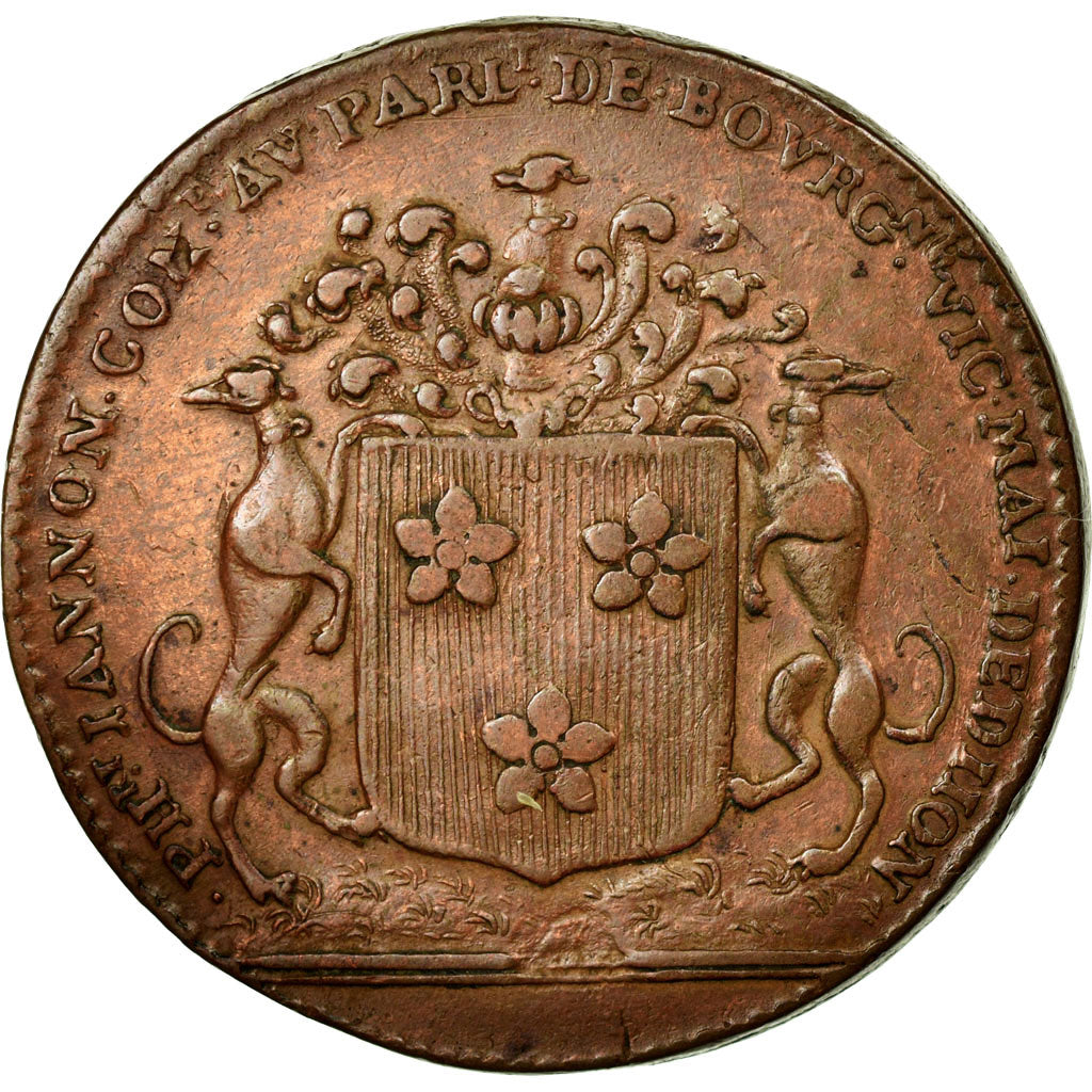 France, Token, Royal, 1693, EF(40-45), Copper, Feuardent:10073