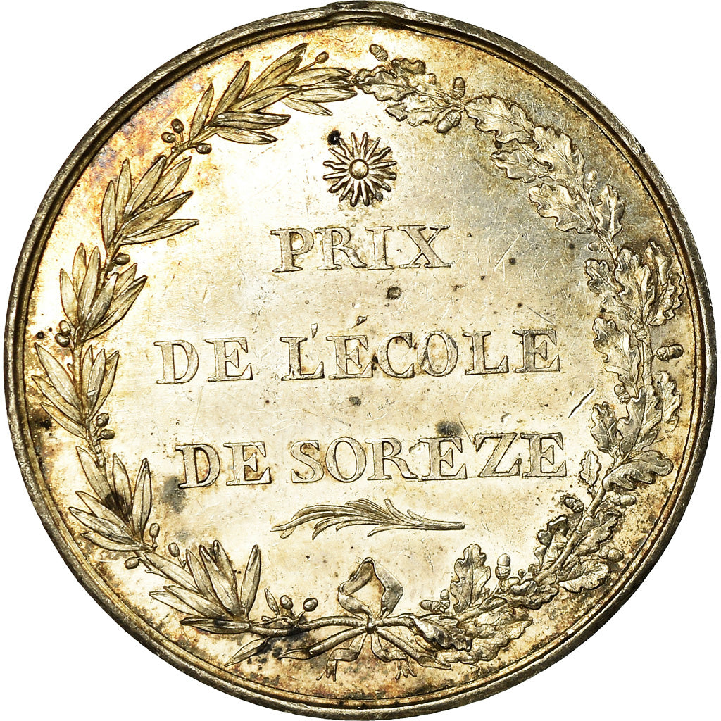 Francia, Token, Education, Prix de l'Ecole de Sorèze, 1816, SPL-, Argento