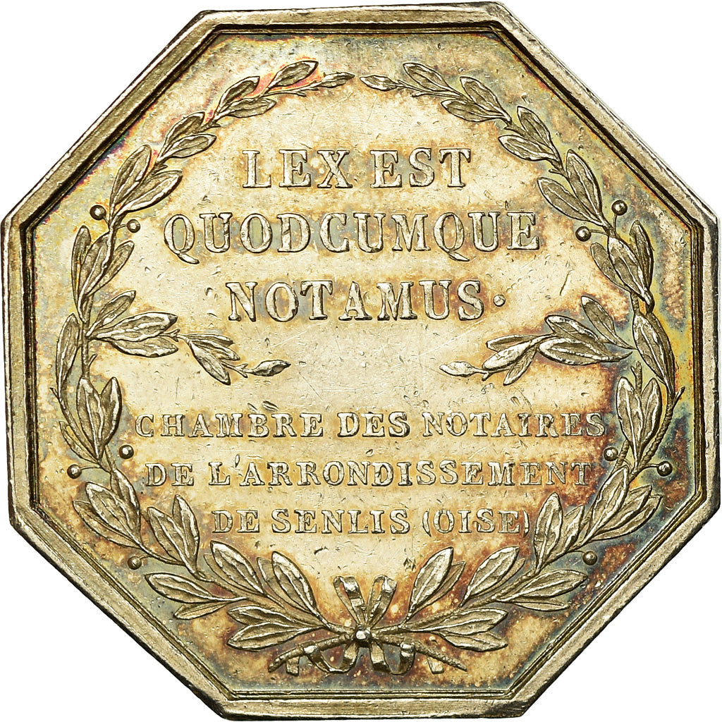 Frankrijk, Token, Notaires de l'Arrondissement de Senlis, Oise, Louis Philippe