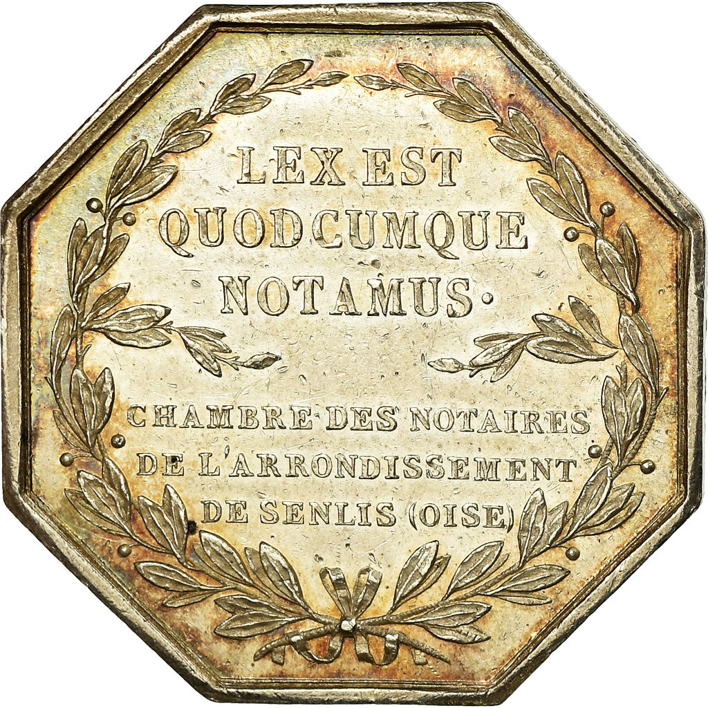 Frankrijk, Token, Notaires de l'Arrondissement de Senlis, Oise, Louis Philippe