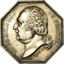 France, Jeton, Louis XVIII, assurance des 4 Départements Environnant Paris