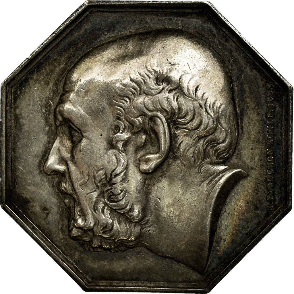 France, Token, Medicine, 1853, AU(50-53), Silver