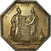 Francia, medalla, Banque de France, An VIII, Dumarest, MBC+, Plata