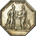 Francia, medalla, Banque de France, An VIII, Dumarest, MBC+, Plata