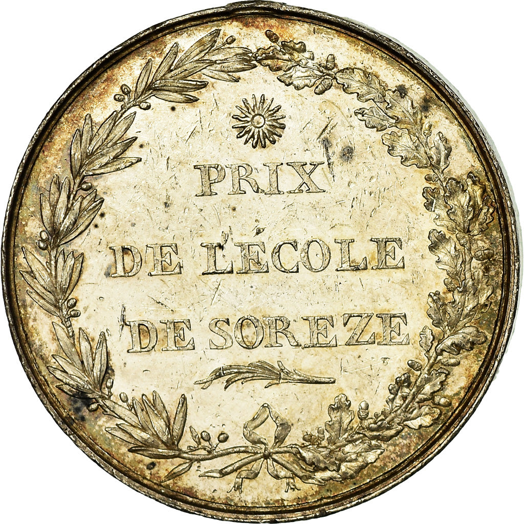 France, Token, Education, Prix de l'Ecole de Sorèze, 1816, AU(55-58), Silver