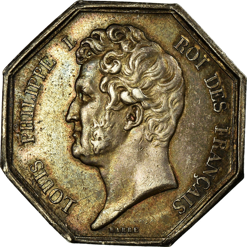 France, Token, Louis-Philippe Ier, Chambre de Commerce d'Amiens, Barre