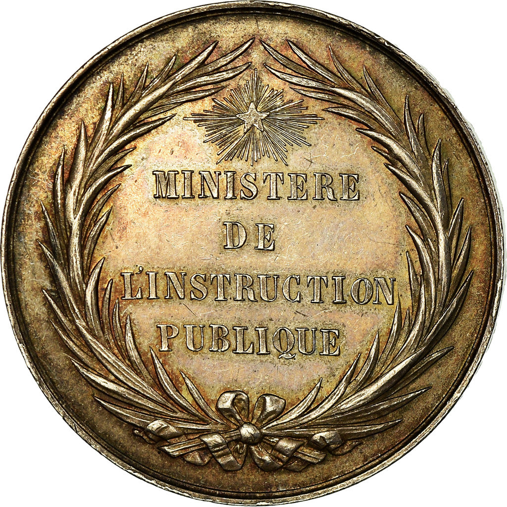 France, Token, Education, Bureau d'Administration des Lycées, MS(60-62), Silver