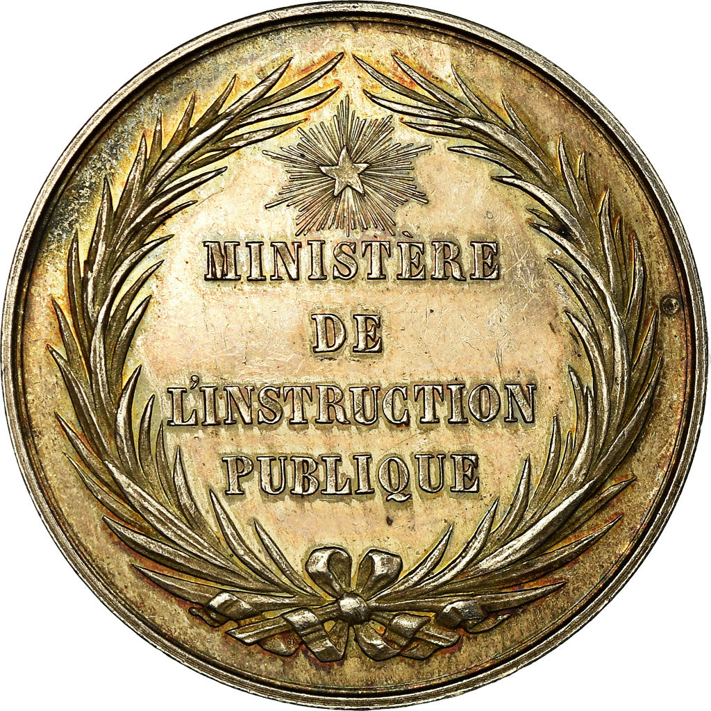 France, Token, Education, Bureau d'Administration des Lycées, AU(55-58), Silver