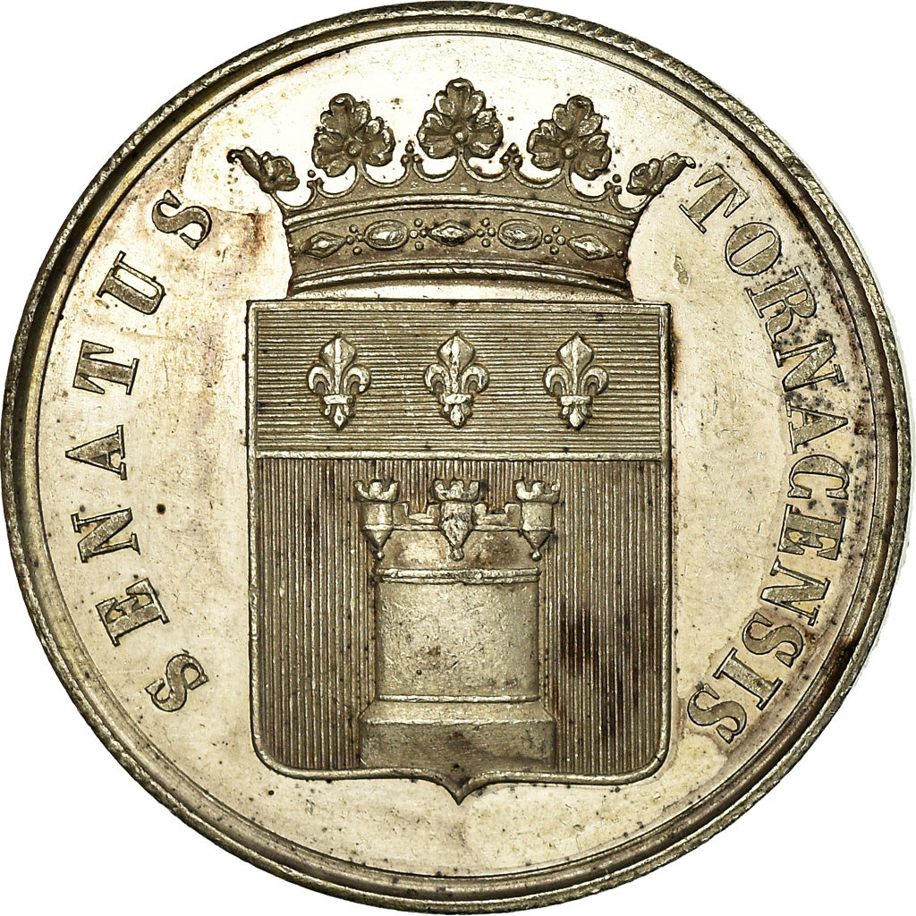Belgium, Token, Le Sénat de Tournai, AU(55-58), Silver