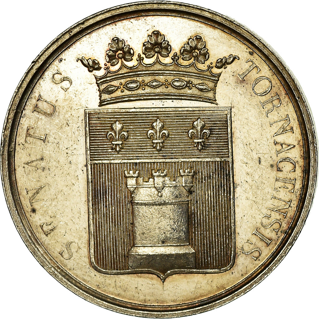 Belgium, Token, Le Sénat de Tournai, AU(55-58), Silver