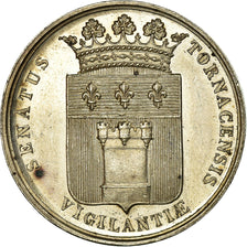 Belgium, Token, Conseil Communal de Tournai, 1852, AU(55-58), Silver