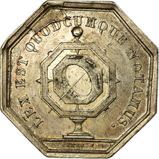 France, Token, Notaires de l'Arrondissement de Cosne, Nièvre, 1835, Caqué