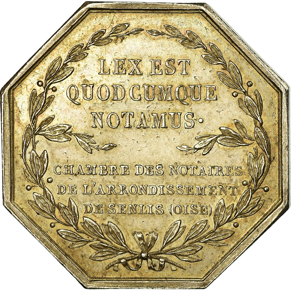 França, Token, Notaires de l'Arrondissement de Senlis, Oise, Caqué, AU(55-58)
