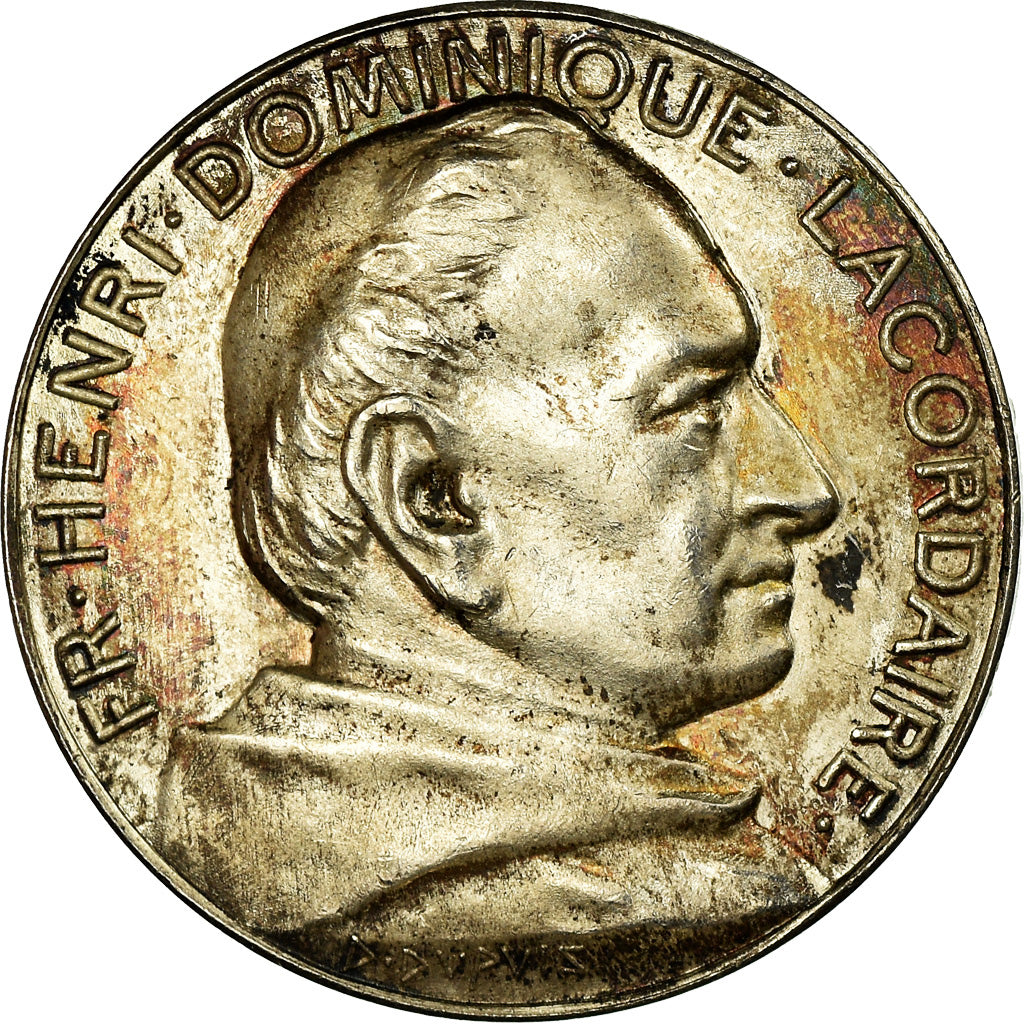 Frankreich, Medaille, Henri Dominique Lacordaire, Ecole Legrand, Religions &
