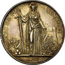 France, Médaille, Chambre de Commerce de Lille, Borrel.A, TTB+, Argent