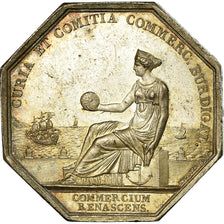 France, Token, Chambre de Commerce de Bordeaux, Tiolier, AU(55-58), Silver