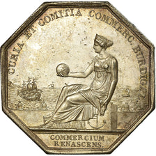 Francia, Token, Chambre de Commerce de Bordeaux, Tiolier, SPL-, Argento