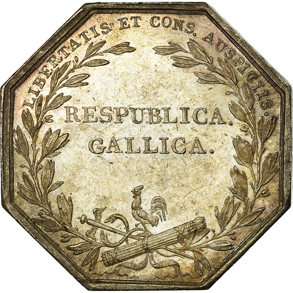 France, Token, Chambre de Commerce de Bordeaux, Tiolier, AU(55-58), Silver