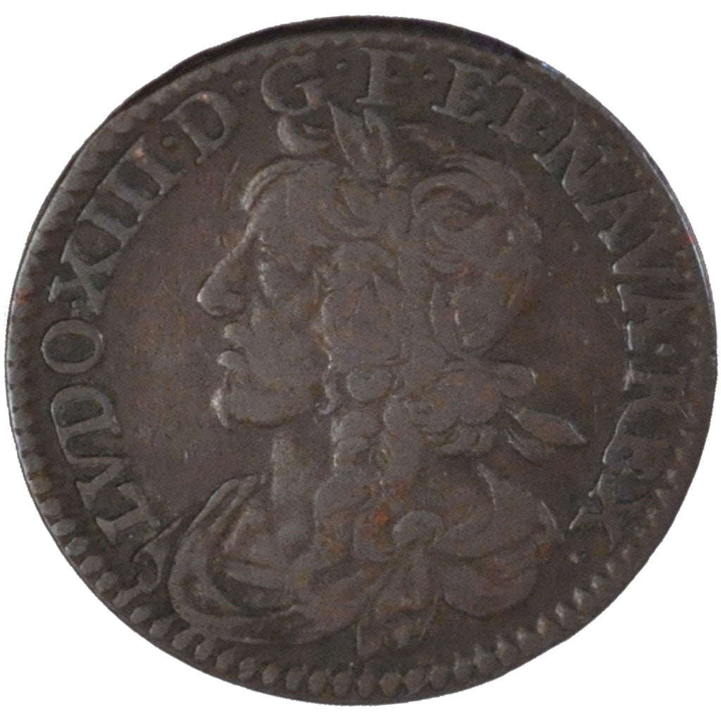 France, Royal, Token, VF(30-35), Copper, Feuardent #12240, 3.61